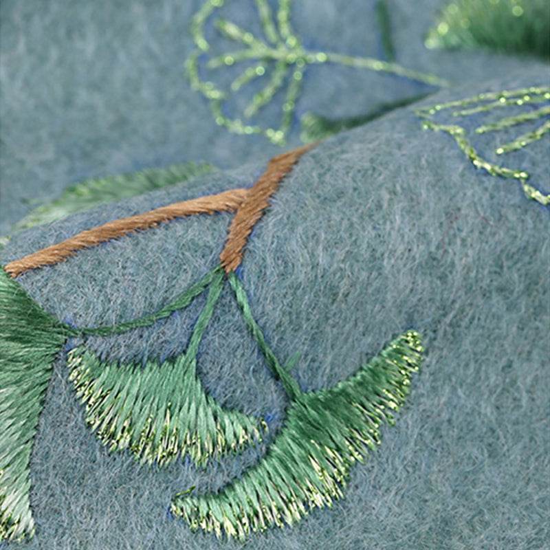 Handmade Suzhou Embroidery Wool Cashmere Scarf Shawl for Women 200x38cm - Image 19