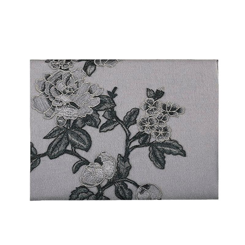 Handcrafted Su Embroidery Cashmere Scarf Premium Quality 200x60cm - Image 8