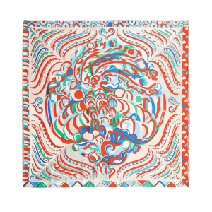 14 Momme Silk Crepe Satin Square Silk Scarf 90x90 cm