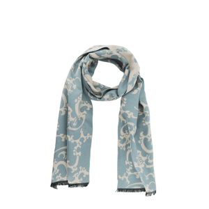 Luxurious Silk Velvet Autumn-Winter Scarf Cloud Pattern 30x180cm