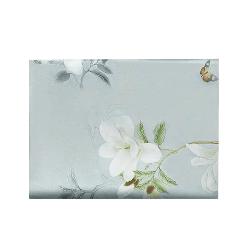 100% Mulberry Silk Luxurious Shawl Scarf with Vibrant Print 170x53cm