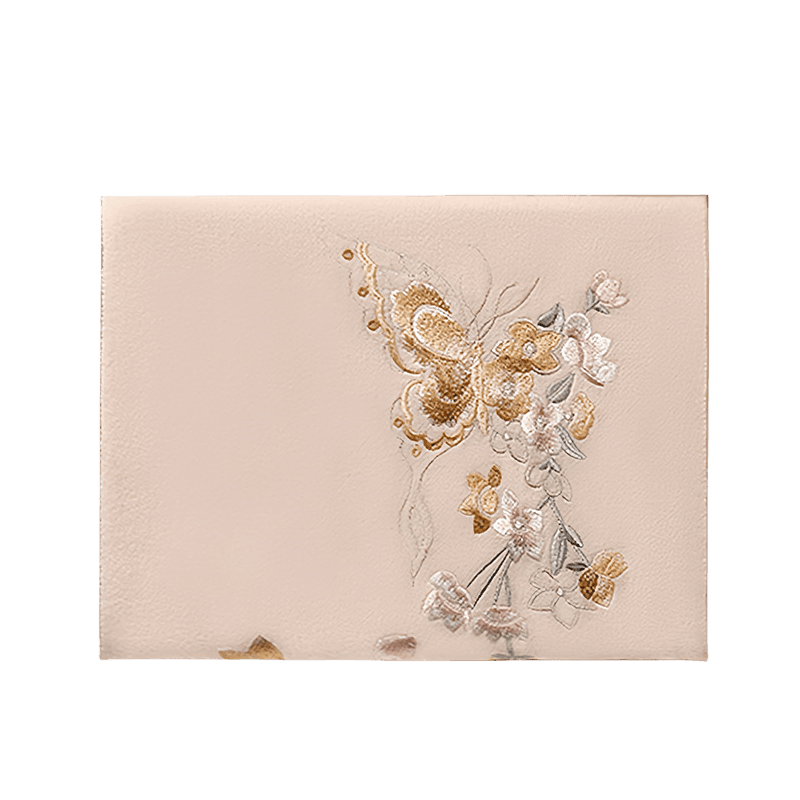 Handcrafted Su Embroidery Luxurious 100% Wool Cashmere Scarf 180x30cm - Image 7