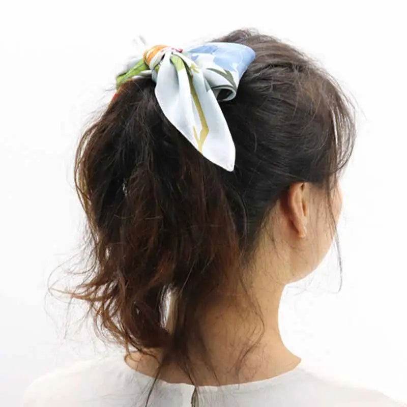 National Museum Floral Silk Square Scarf Four Seasons 53 x 53 cm - Image 6