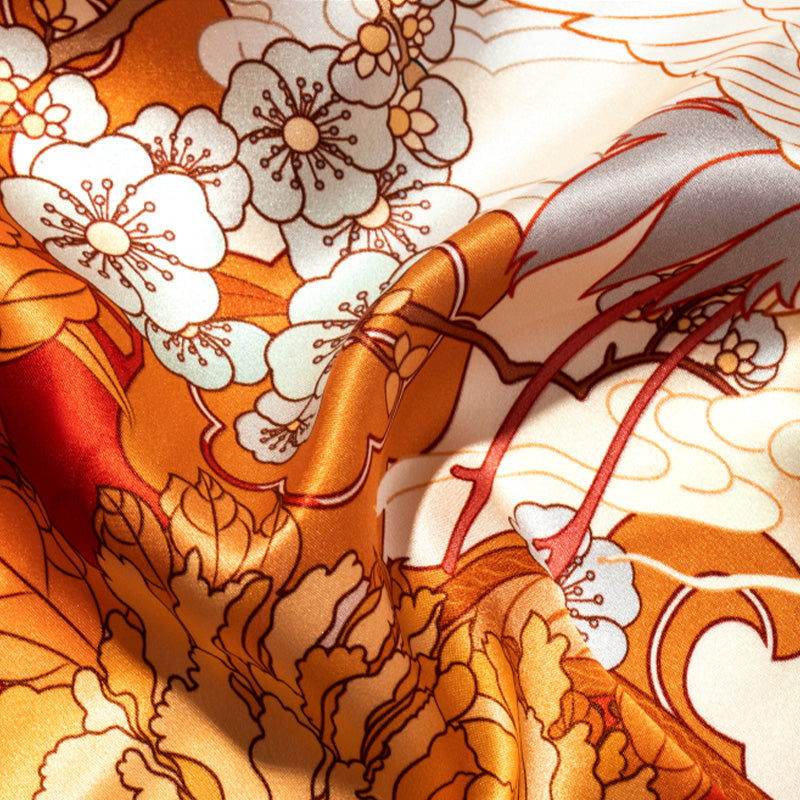 Mulberry Silk 14 Momme Square Scarf Luxury Accessory 63.5x63.5 cm - Image 6