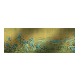 Mulberry Silk Chinese Painting Design Long Scarf 176x52cm