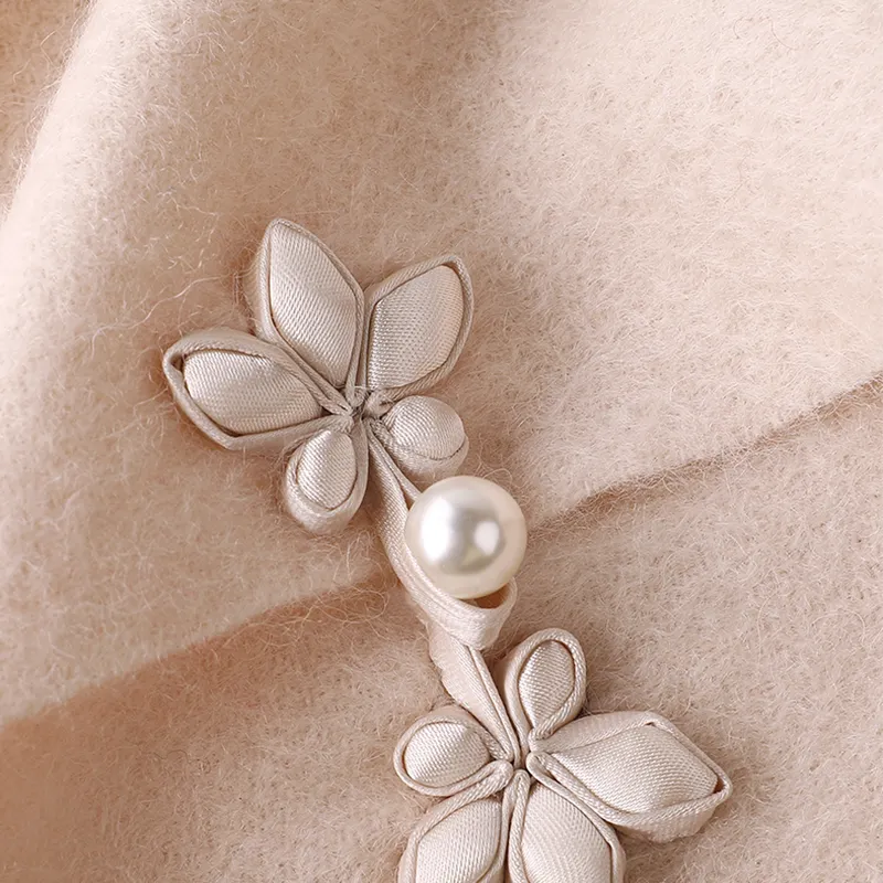 Embroidery Cashmere Scarf - Plum Blossom Pattern Luxury Gift Box 200x35 cm - Image 7